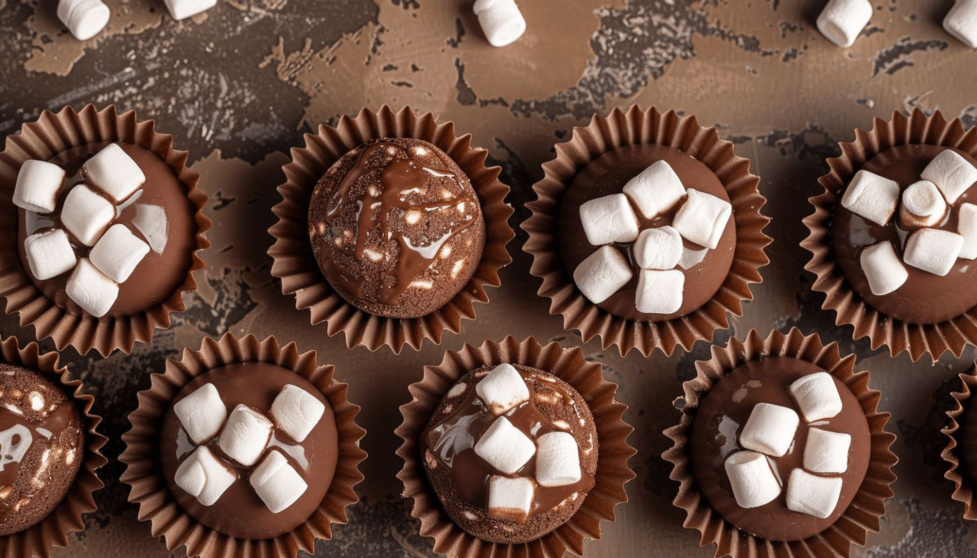 Autres - Comment réaliser une délicieuse bombe pour chocolat chaud avec des boules de chocolat et guimauve